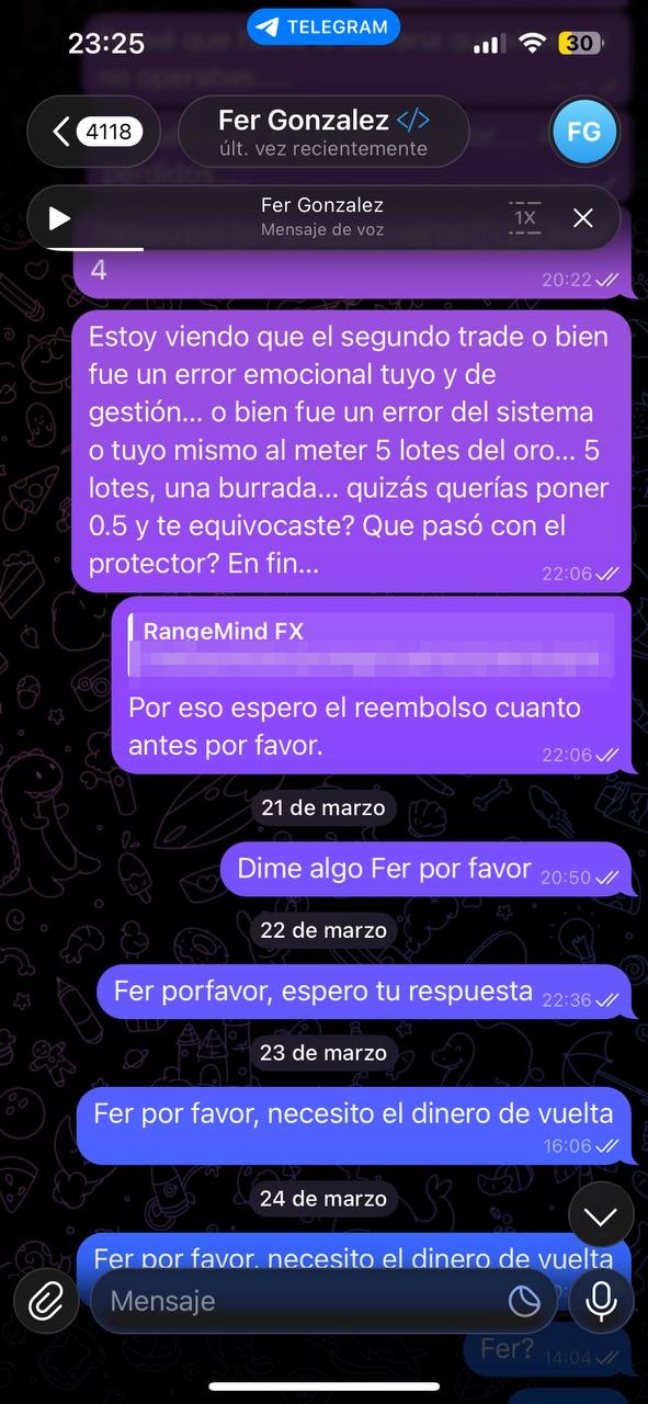 Captura: reclamacion tras el error de 5 lotes