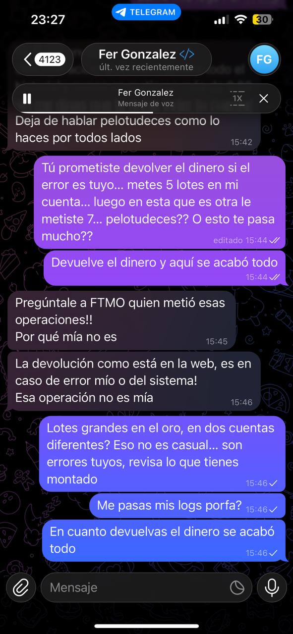 Captura: preguntale a FTMO quien metio esas operaciones