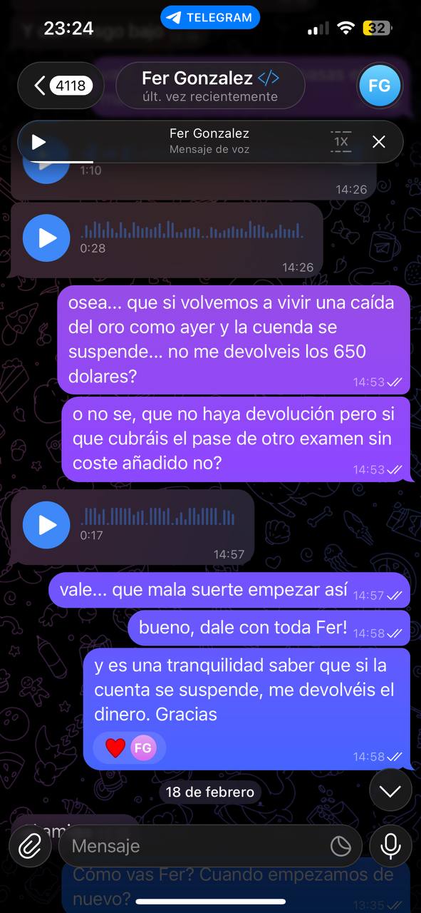 Captura: continuacion de la promesa de reembolso